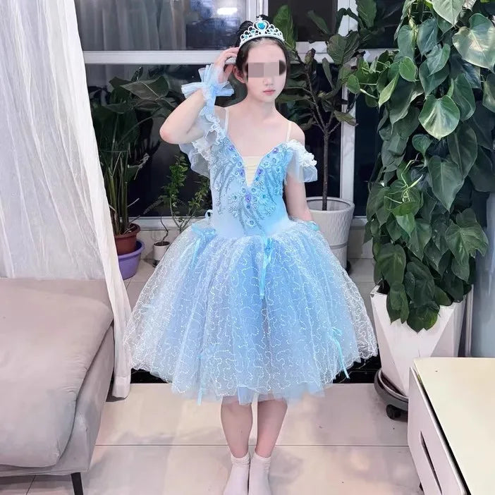 Dance Costumes Girls Dresses Cosplay Girl Ballet Leotards Baby Outfit Vestidos Summer Children Ballet Dress Tutu Kids Clothes