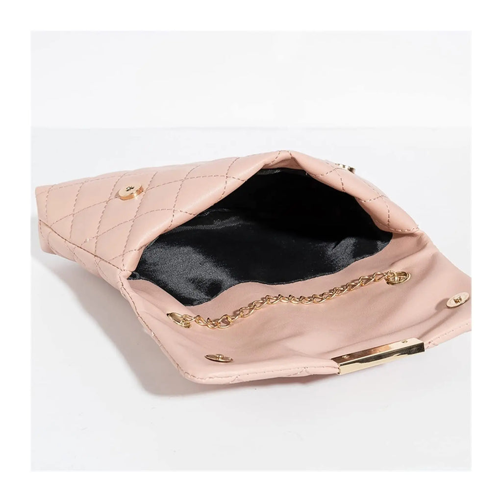 Diamond Lattice Women Shoulder Bag Female Embroidered Small Square Bag PU Crossbody Bags Handbag And Purses Phone Bags