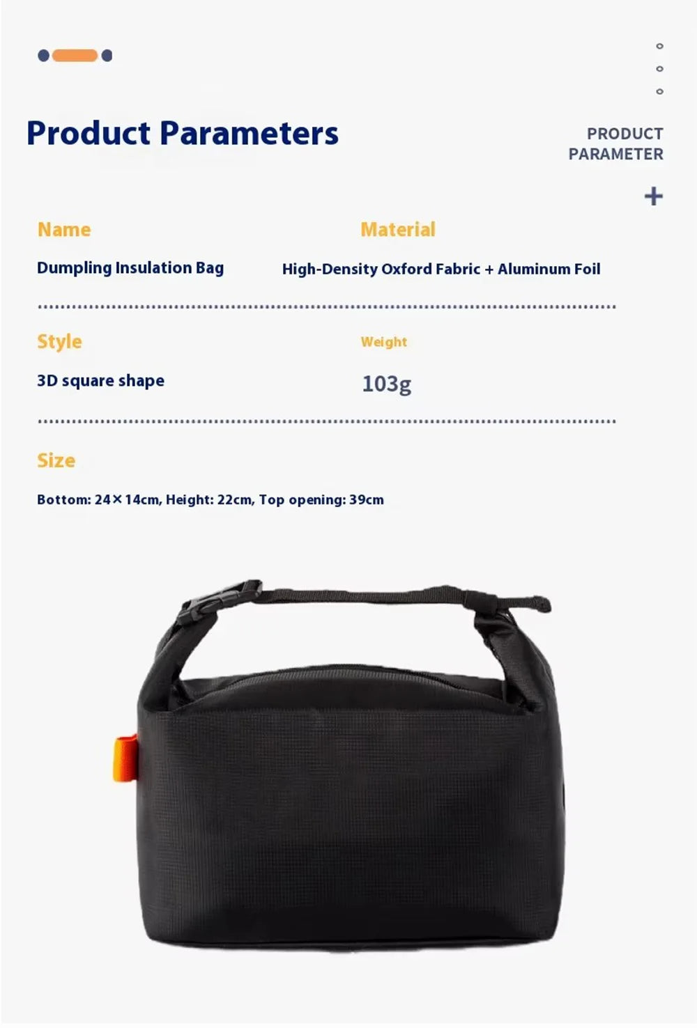 Fiambrera minimalista japonesa, bolsa Bento isotérmica de papel de aluminio grueso para el trabajo, la escuela, picnic, paquete para exteriores