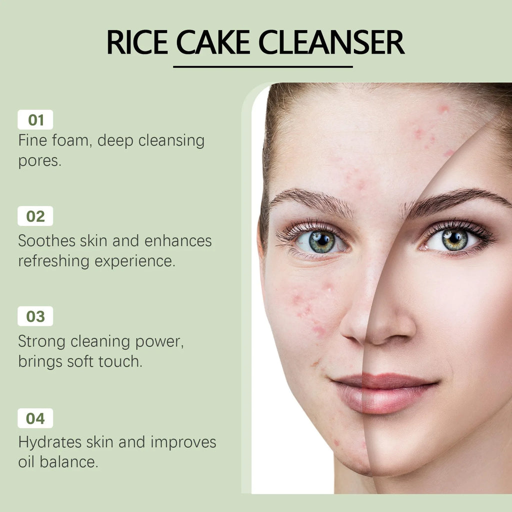 Hoygi Facial Cleanser Long Lasting Moisturizing Deep Cleansing Relieve Skin Irritation Refreshing Feeling Gentle Face Wash 120g