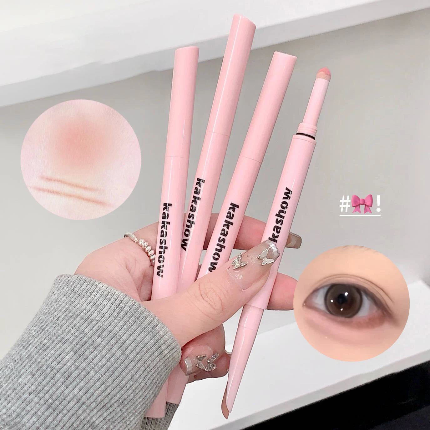 Meniscus Double-end Lying Silkworm Eyeliner Pencil Diamond Glitter Matte Eyeshadow Pen Brightening Cream Shadow Highligh Makeup