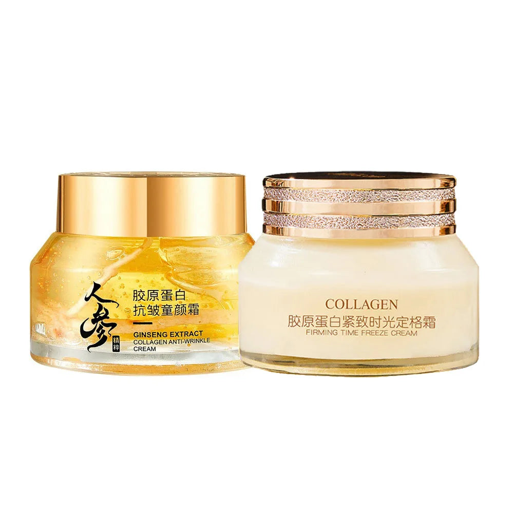 24k Gold Ginseng Face Cream Polypeptide Moisturizing Niacinamide Facial Serum For Skin Care Cream 24k Gold Ginseng Serum