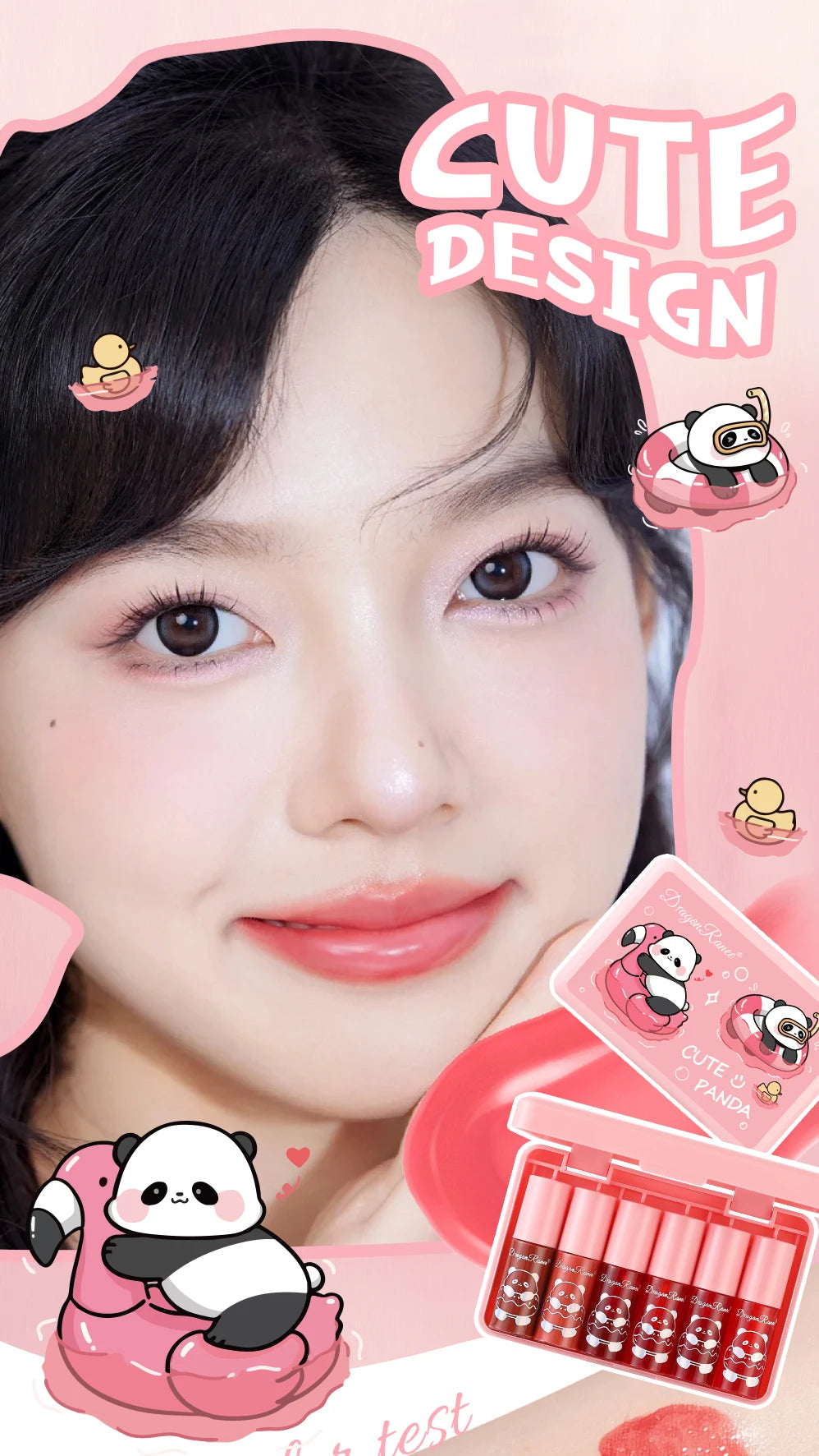 6Pcs/Set Lip Gloss Set Moisturizing and Nourishing Gentle Lipstick Non-Greasy Waterproof Lip Glaze Sweat-Proof Mirror Gloss Lipstick Long-Lasting Lip Glaze Set