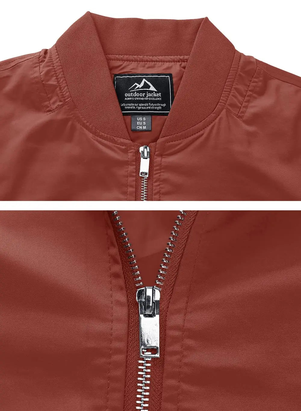TACVASEN Spring Fall Thin Bomber Jackets Mens Jacket Lightweight Casual Windbreaker Zip Pockets Coats Biker Outwear Outdoor Male