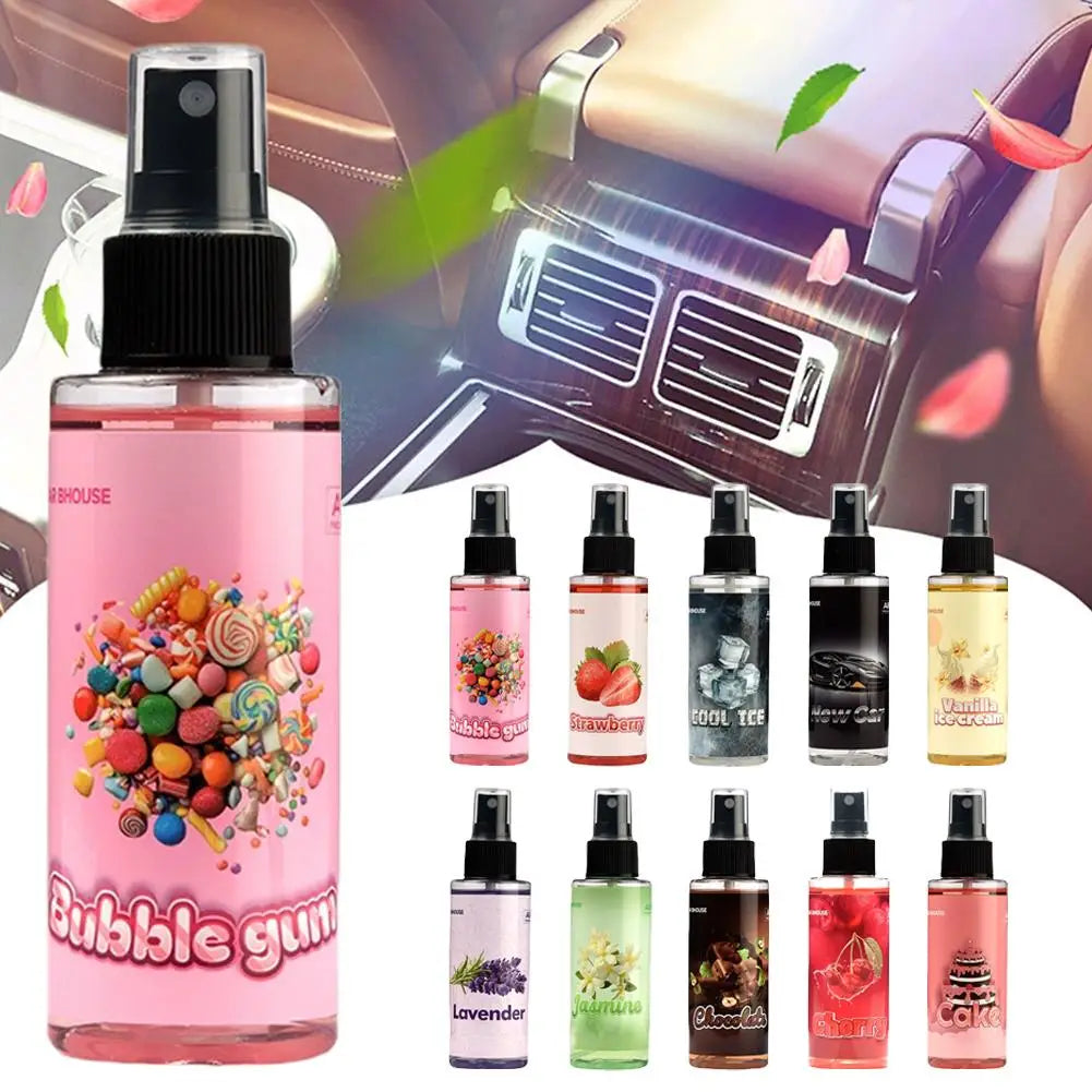 Car Mounted Fragrance Spray Car Flavoring Car Air Hand Spray Perfume Long-lasting Fresheners Auto Aromatherapy Car Deodorant