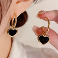 Drop Earrings For Women'S White Flower Heart Crystal Bow Round Circle Long Pearl Dangle Earrings Geometry Statement Jewelry