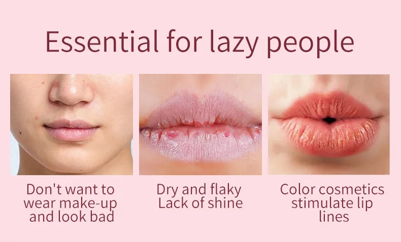 VIBELY Color Changing Lip Balm Moisturizing pH Lipstick Fruit Flavor Reduce Lip Lines Anti Cracking Hydrating Lip Care