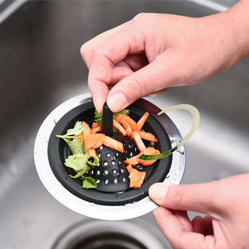 Kitchen Silicone Sink filter Sewer Anti-Clogging food Waste Strainer Hair Catcher Water Stop Stopper for Bathroom Accessories