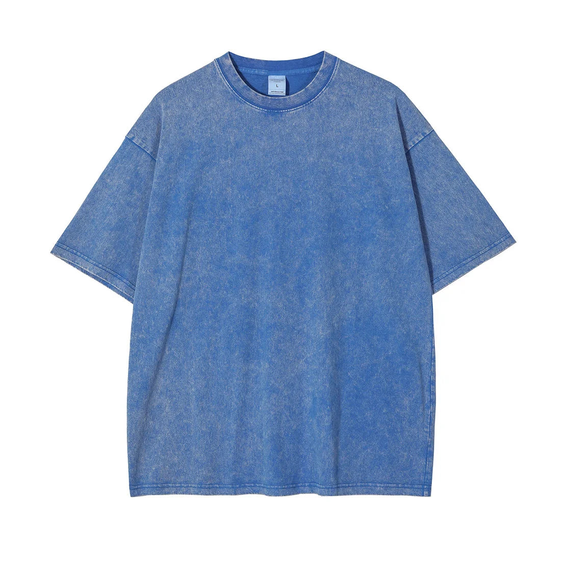 Men's Oversized Cotton T-Shirt - Short Sleeve Vintage Y2K Style