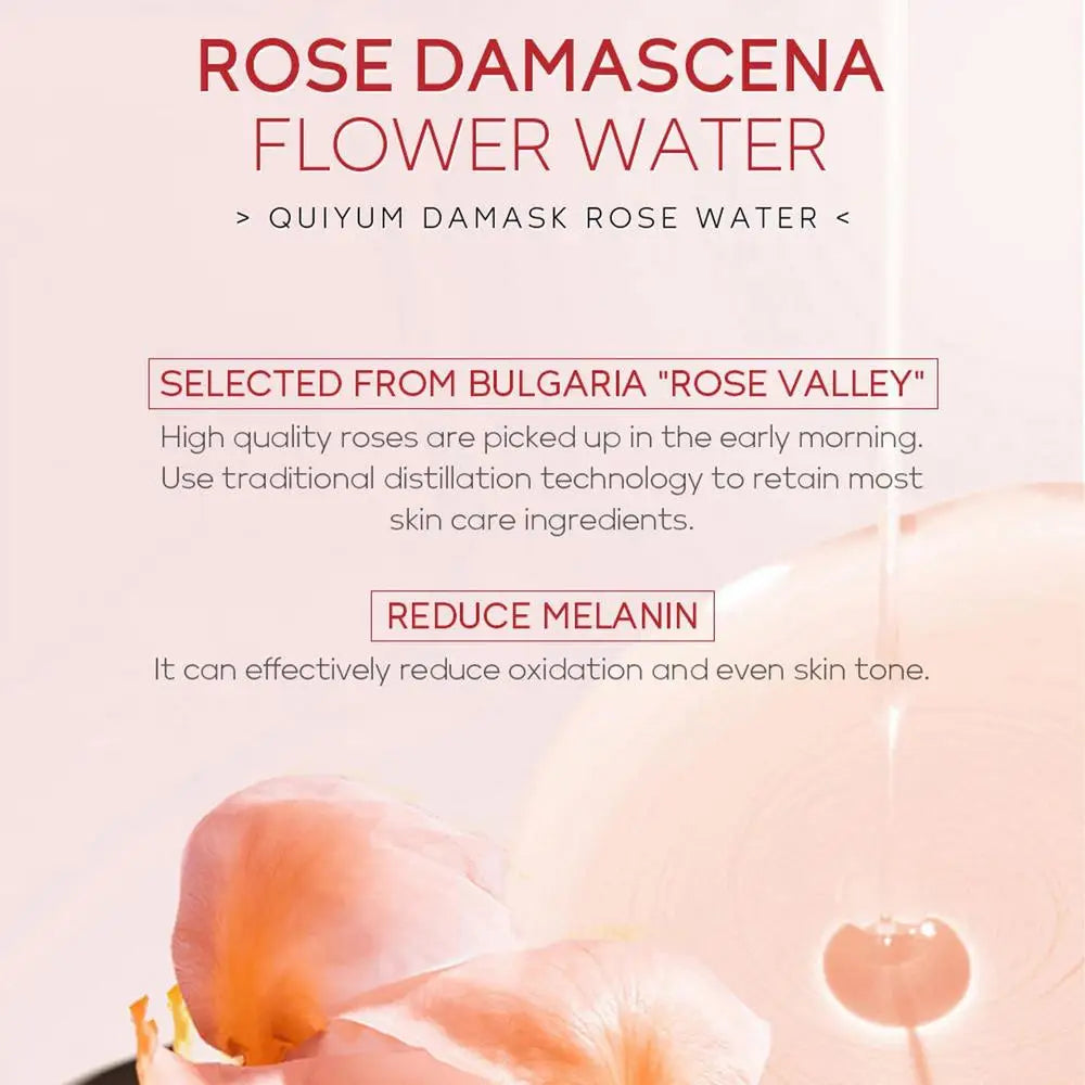 Handaiyan Damask Rose Water Facial Toner - 100ml Natural Hydrosol