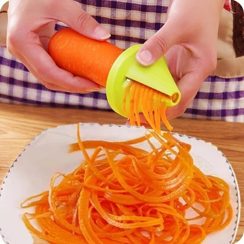 Trituradora giratoria de cocina, pelador en espiral, rebanador manual de verduras, rallador de frutas, patatas, rábano, utensilios de cocina, accesorios de cocina.