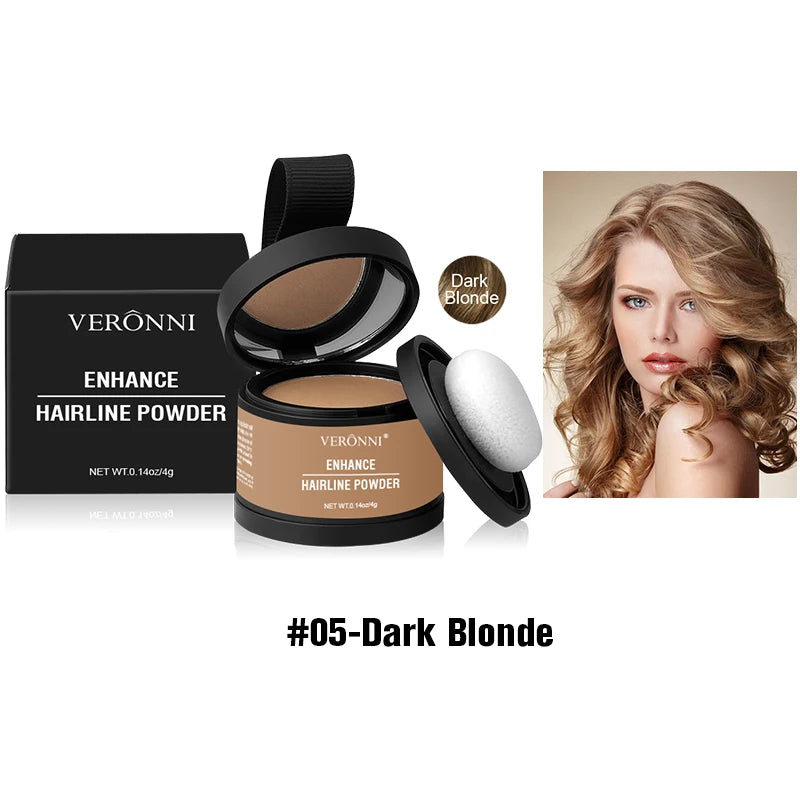 Hairline Shadow Powder,Instantly Conceal Hairline And Hair Root, Waterproof Hairline Powder Filler,Hair Root Cover,Scalp Powder