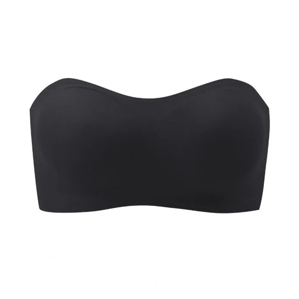 Wireless Strapless Bra Women Strapless Bra Strapless Bra for Women Padded Wireless Bandeau Tube Top Non-slip Crossover Side