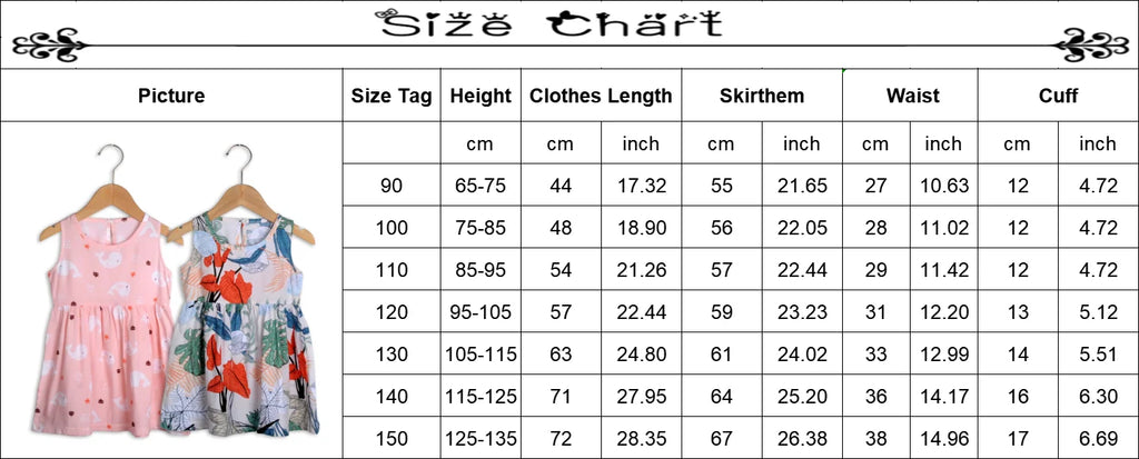 2026 Summer Girls Strapless Dress Baby Poplin Sling Dress Children Floral Pattern Dress Kids Casual Nightdress