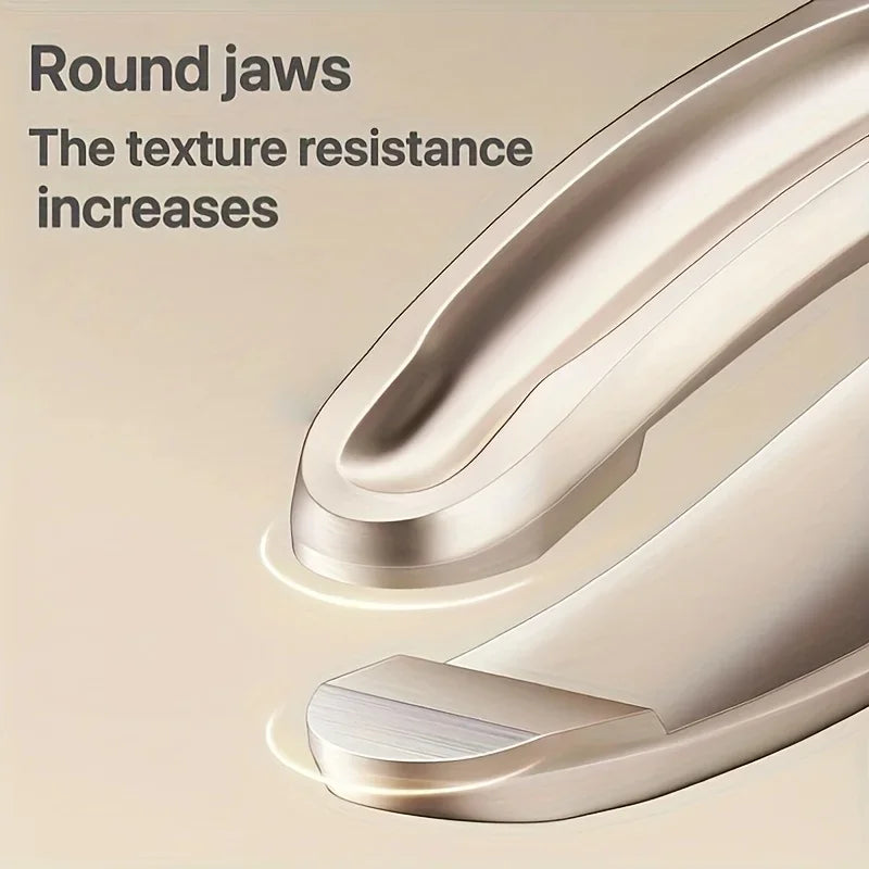 Stainless Steel Eyebrow Clips for Precision Beard and Mustache Trimming Gentle on Light Beige Round Head Tweezers Christmas Gift