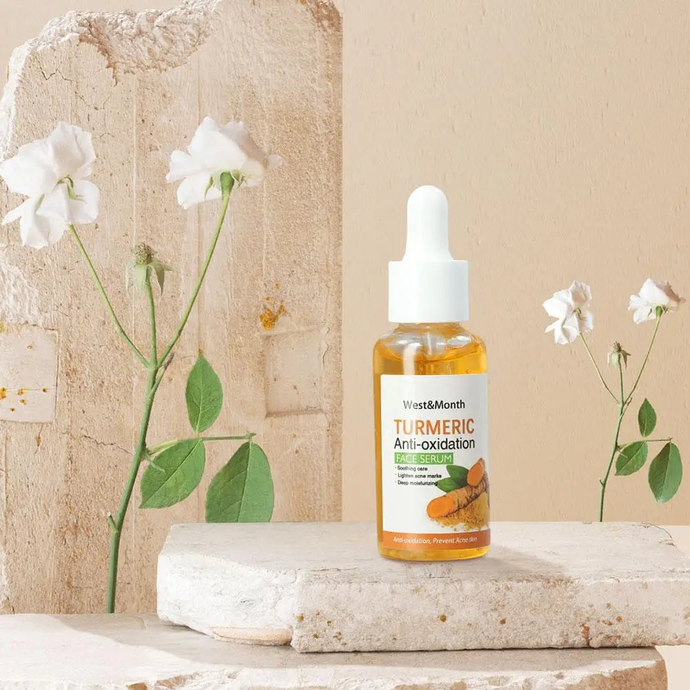 Turmeric Face Whitening Dark Spot Corrector Anti-oxidation Serum Turmeric Dark Spot Corrector Serum Facial Brighten Turmeric Oil