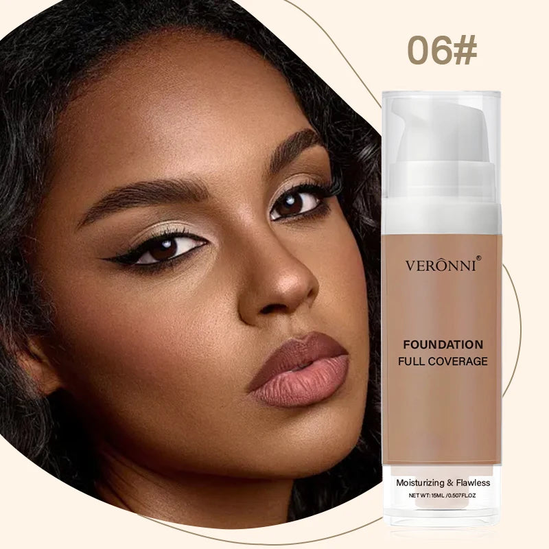 Full Coverage Liquid Foundation Waterproof Longwear For Professionals And Everyday Makeup Lovers
