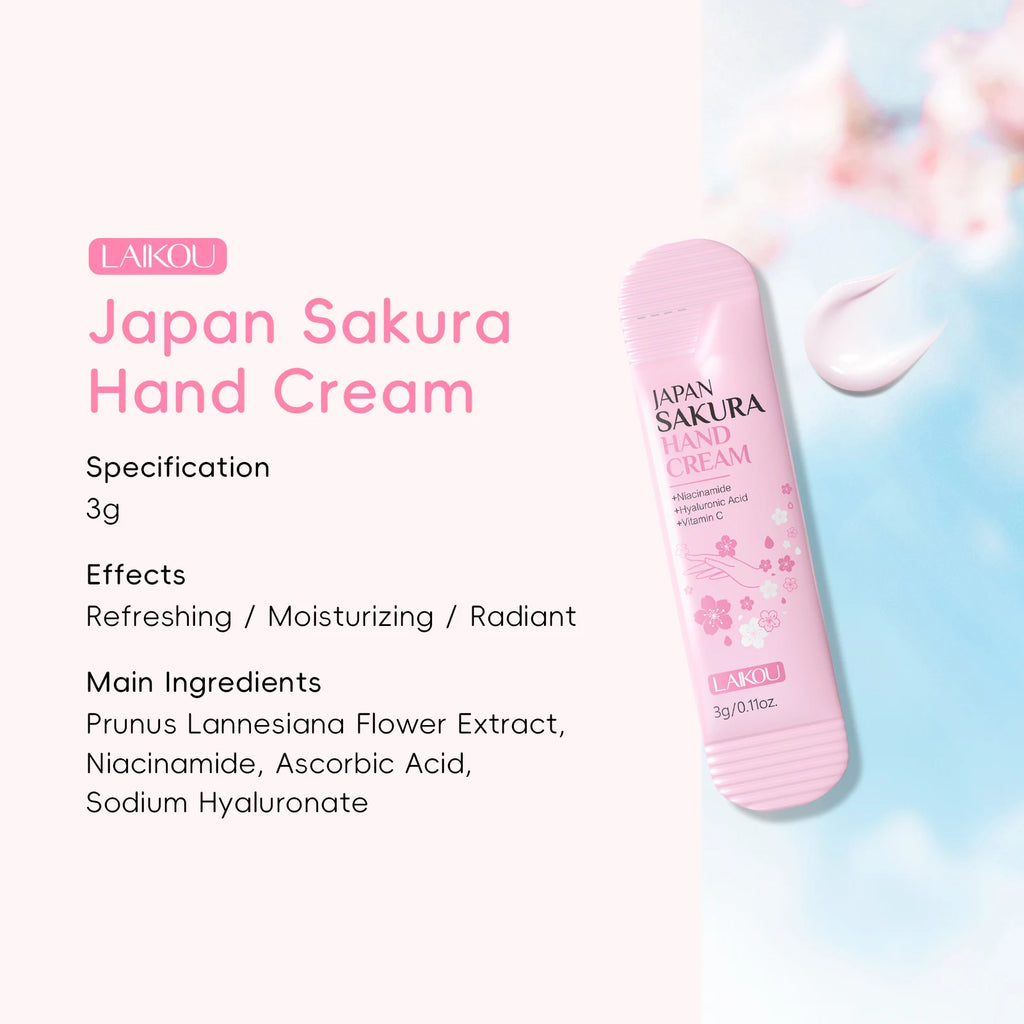 LAIKOU Japanese Sakura Skin Care Set - Hydrating Nourishing Moisturizing Soften Rough Skin for Radiant Complexion