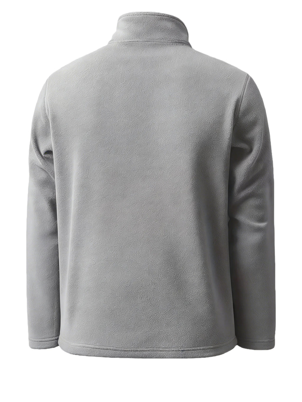 Men's 3-Piece Set of Fleece-Lined Casual Sweatshirts with a Simple Stand-Up Collar and Zipper Design - Stylish Solid Color Tops That Are Warm and Comfortable - Perfect for Everyday Wear in Autumn and Winter