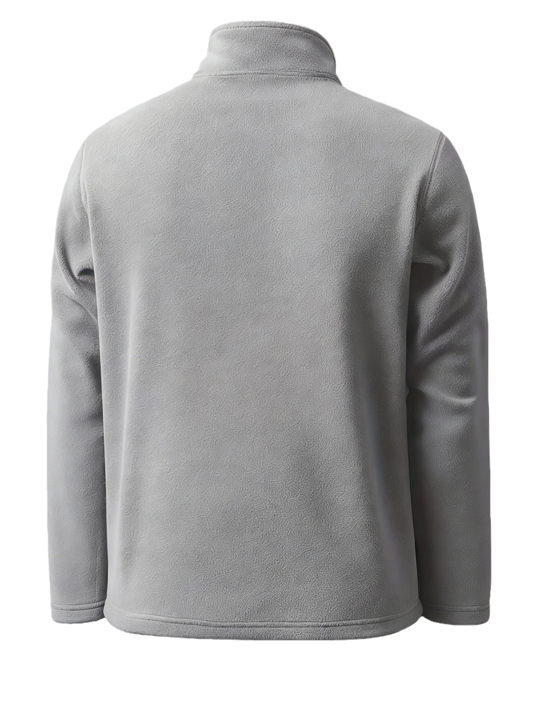 Men's 3-Piece Set of Fleece-Lined Casual Sweatshirts with a Simple Stand-Up Collar and Zipper Design - Stylish Solid Color Tops That Are Warm and Comfortable - Perfect for Everyday Wear in Autumn and Winter