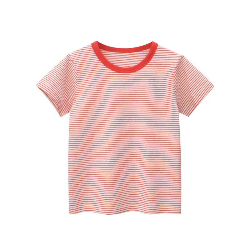 Tsaujia Boys' Short Sleeve Cotton T-Shirt - Cartoon Print Active Top