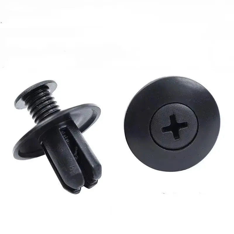 20-100pcs Plastic Rivets Fasteners Screw 8mm Car Bumper Fender Trim Panel Retainer Fasteners Clips Car Accessories