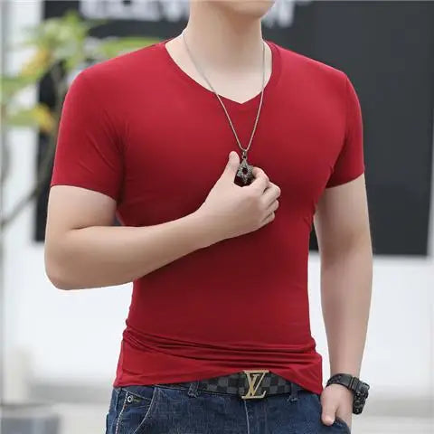 Men's Oversized T-Shirt - Breathable Casual Short Sleeve Tee 6XL