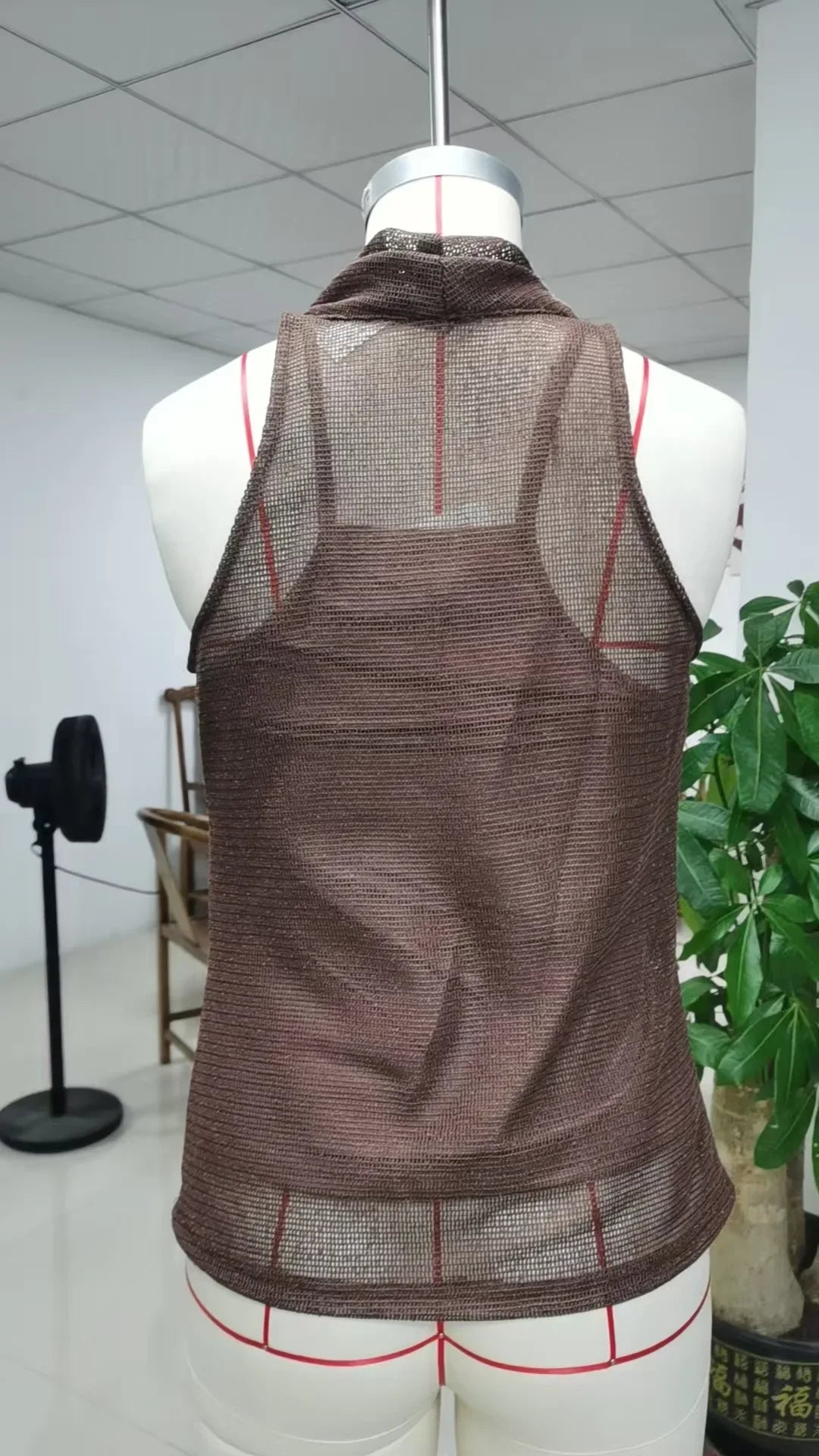 Sexy Hot Girl Vest+irregular Knitted Sweater Two-piece Set Female Summer Fashion V-neck Sleeveless T-shirt Lady Solid Streetwear
