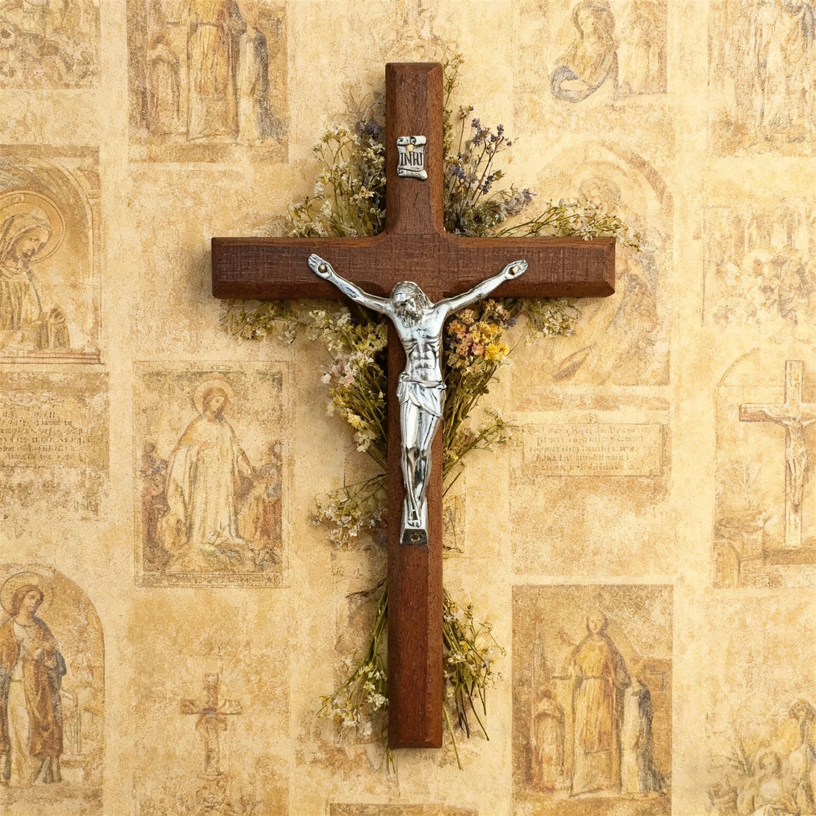 Handcrafted Wooden Cross Wall Décor | Catholic Religious Gift