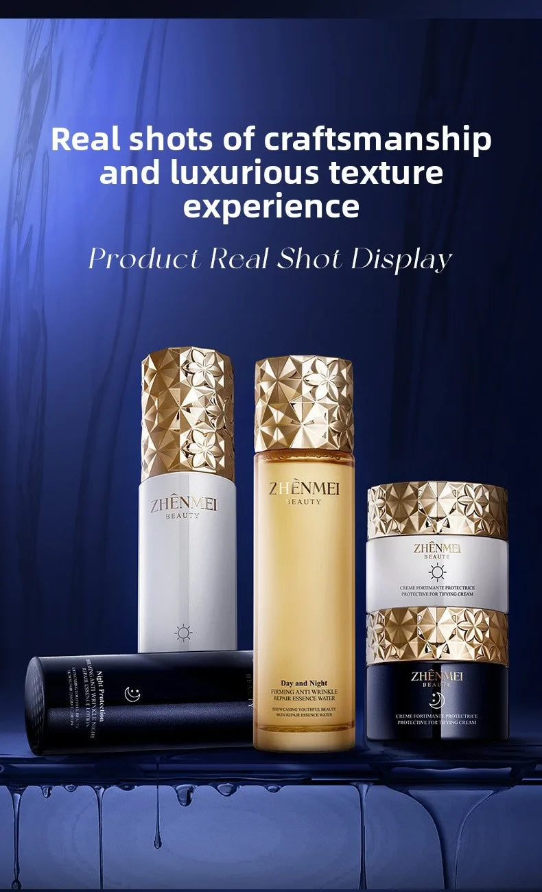 Polypeptide Moisturizing Anti-Wrinkle Set Reduces Fine Lines Repairs Skin Hydrates Brightens Anti-Aging Firming Skin care