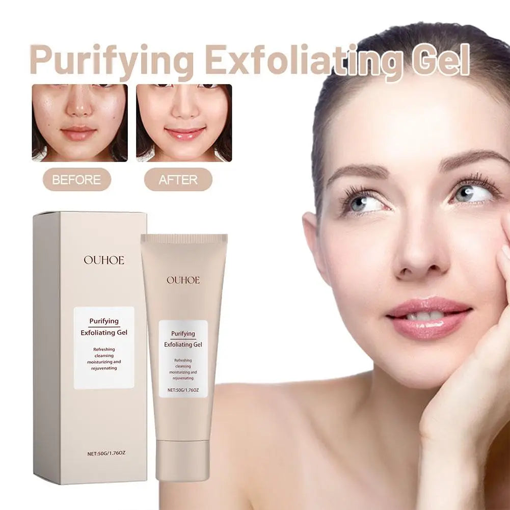 OUHOE Purifying Exfoliating Gel - Pore Refining Face Scrub 50g