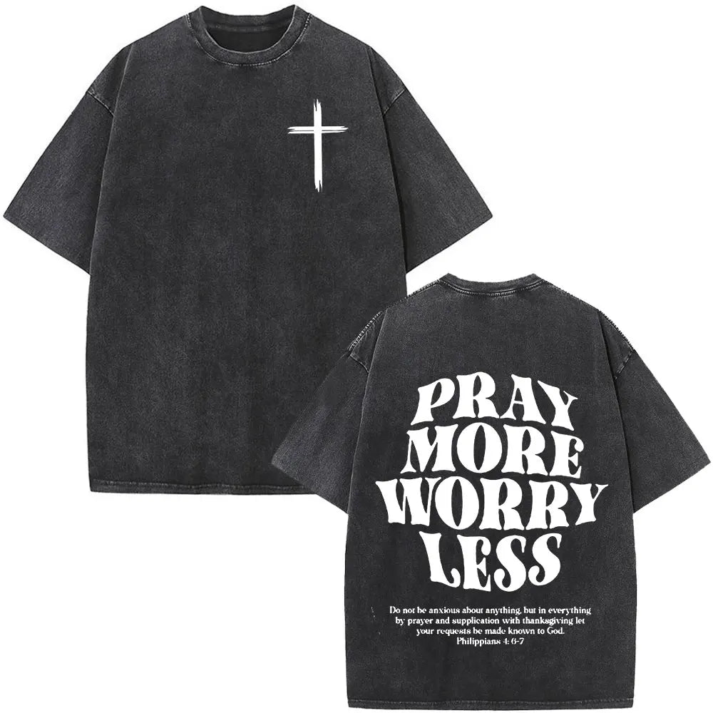 Faith Over Fear Bible Verse Tee For Men By Dshztooma Vintage Batik Print Black Everyday