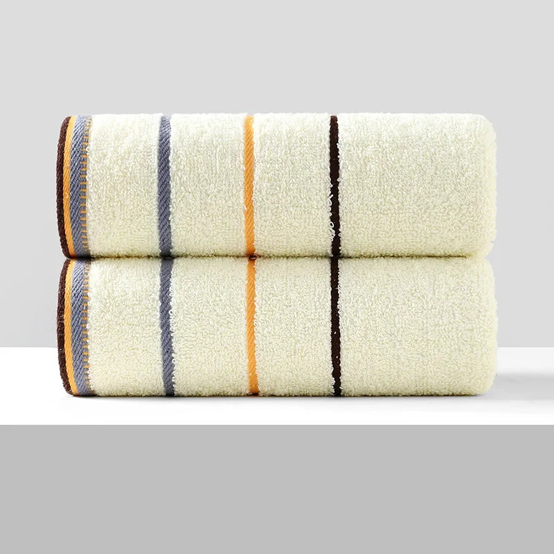 1/2 Pcs 100% Cotton Bathroom Hand Towel Thickened Face Hair Towels Bathroom Adults Hotel Travel Loverincreases Water Absorption