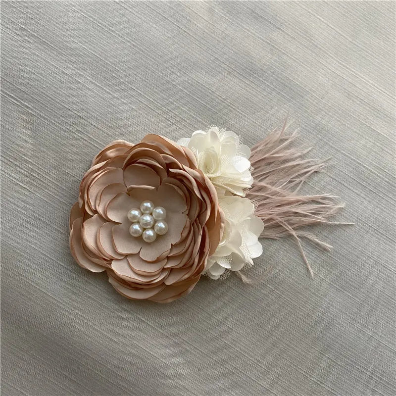 New Born Baby Girls Birthday Dress for Kids Flowers Girls Party Tutus Costume Belt Headband 3pcs Outfit Set Princess Vestidos