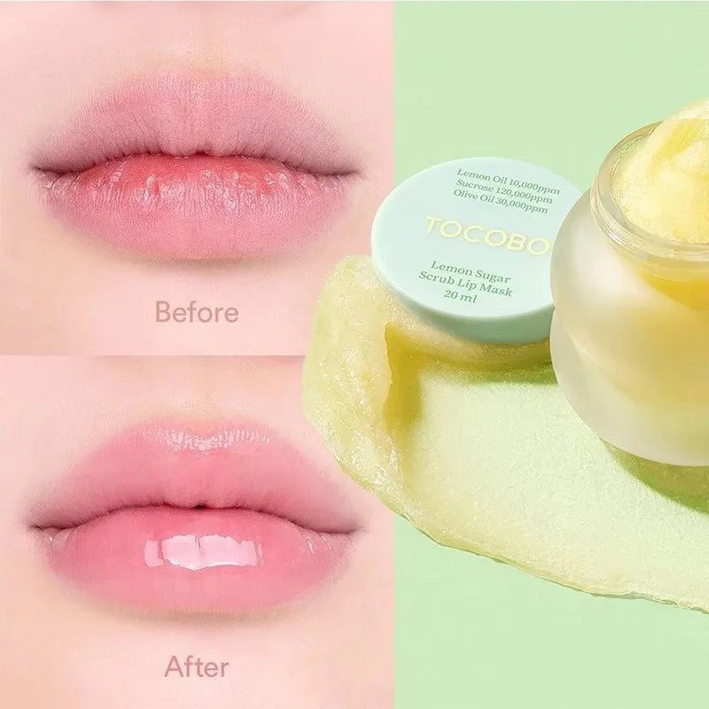 South Korean Skincare Brand Tocobo Ice Cream Texture Lip Mask Repair Ultra Moisturizing Lip Balm Hydrating Glow Non-irritating