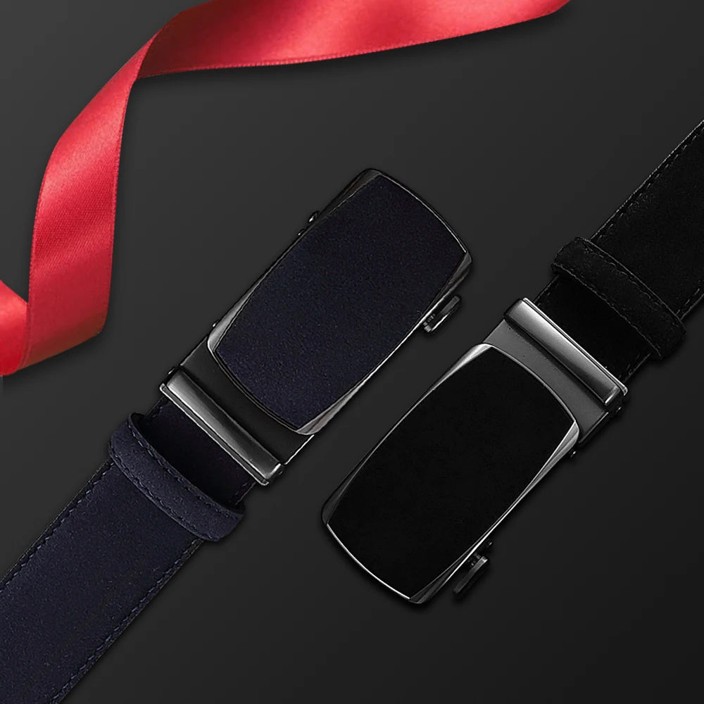 Men Fashion Belt Genuine Leather Belt for Men Automatic Belts Adjustable Waistband Business Belts 허리띠