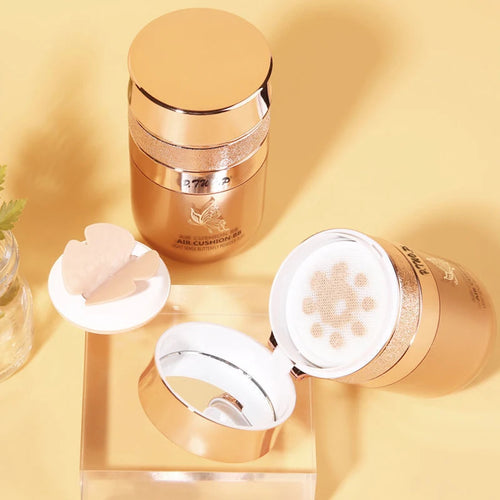 Air Cushion BB Cream Moisturizing Oil Control Waterproof Foundation Concealer For All Skin Types Butterfly Powder Puff