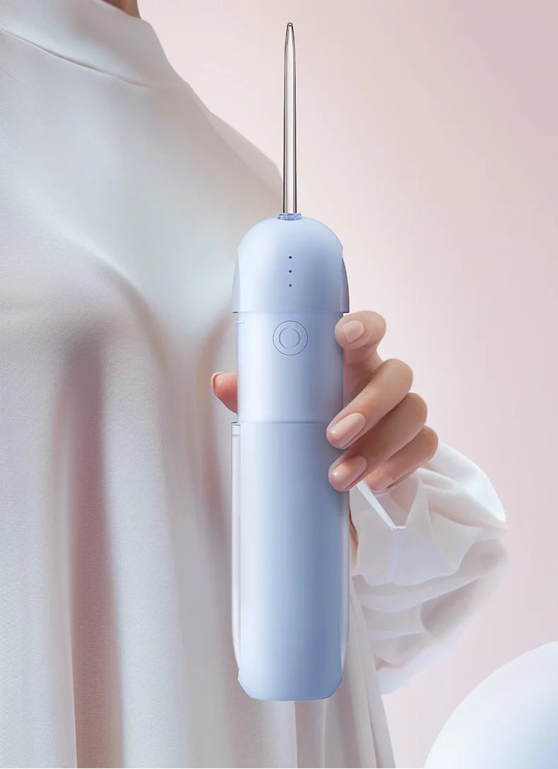 Cepillo de dientes eléctrico portátil con irrigador dental para limpiar los dientes, irrigador bucal doméstico para limpiar los dientes