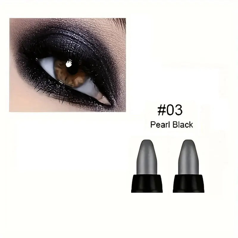 Pearlescent Eyeliner 16 Colors Waterproof Glitter Long Lasting Non Smudge For All Day Glam