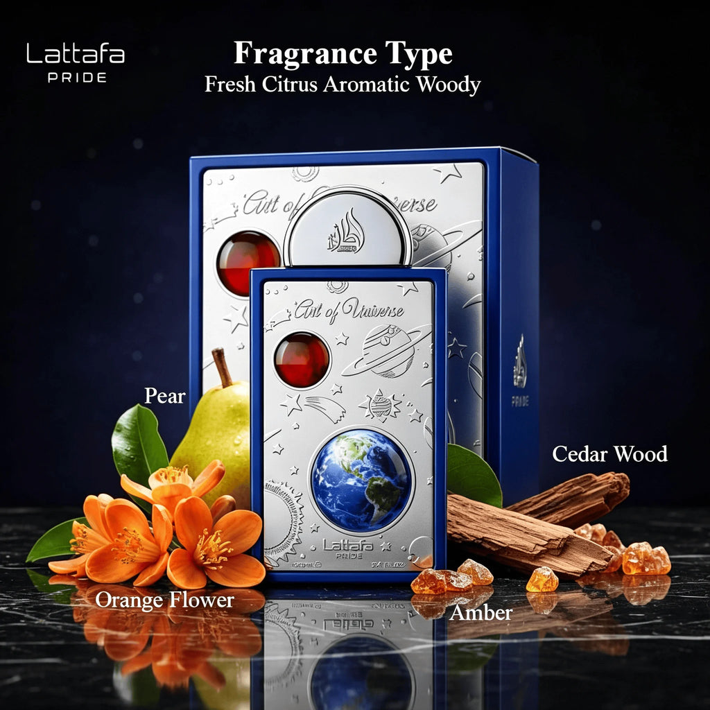 Lattafa Pride Art of Universe for Unisex Eau de Parfum Spray, 3.4 Ounce / 100 ml