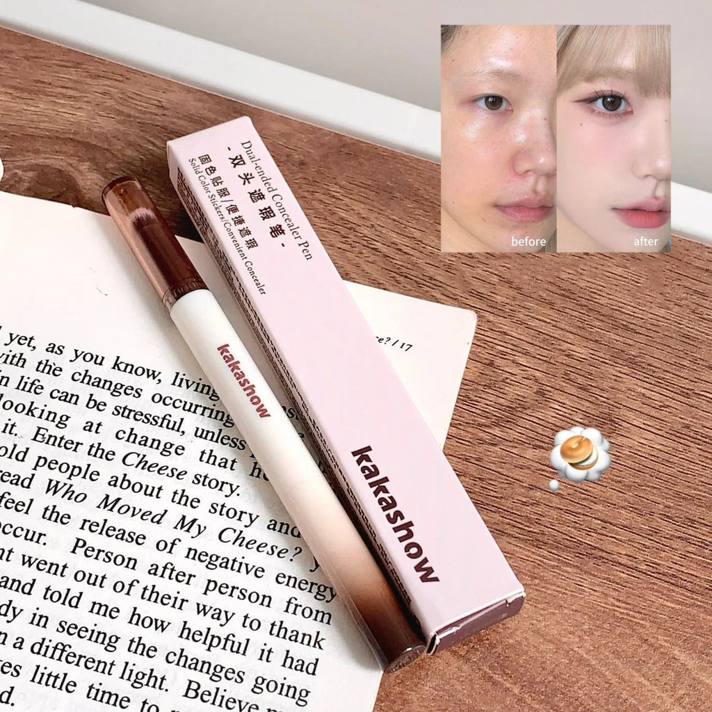 Face Concealer Pen Long Lasting Cover Dark Circles Corrector Contour Concealers Stick High Gloss Brighten Face Cosmetic Makeup