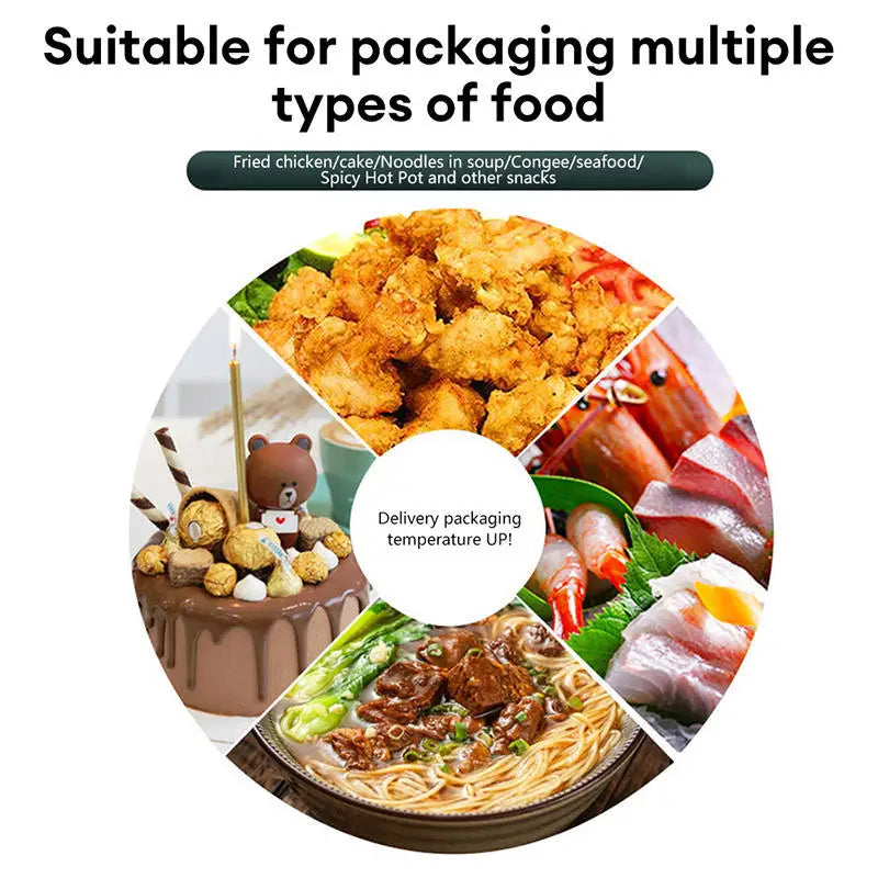 70L Insulated Thermal Cooler Bag Insulation To Keep Cold Large Capacity Portable Lunch Bag Zip Picnic Camping Tin Foil Food Bag