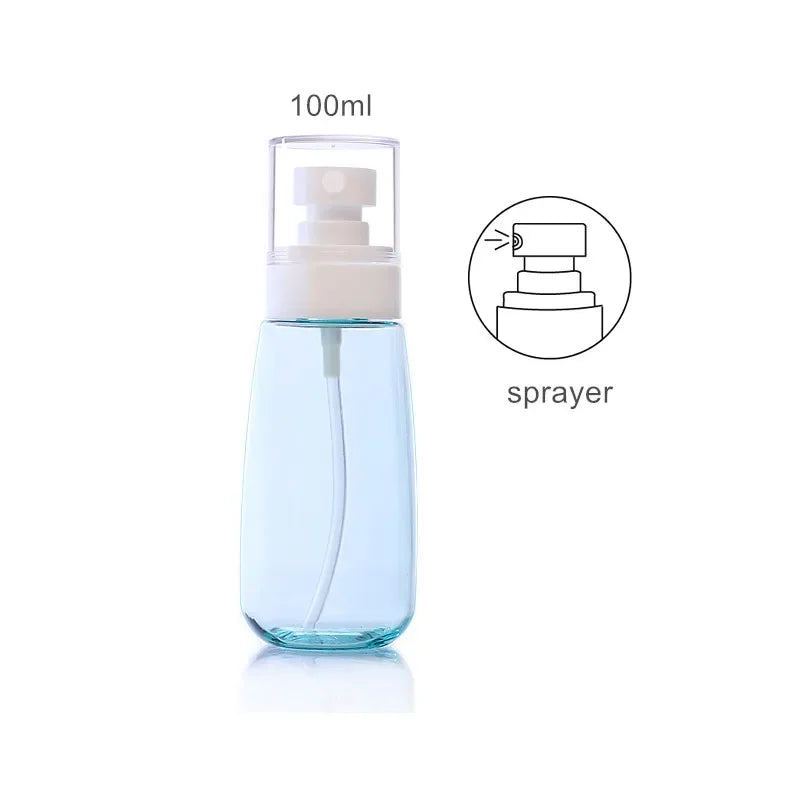 Upg Fine Mist Spray Bottle Set 30ml 60ml 100ml Refillable Travel Bottle With Lotion Pump