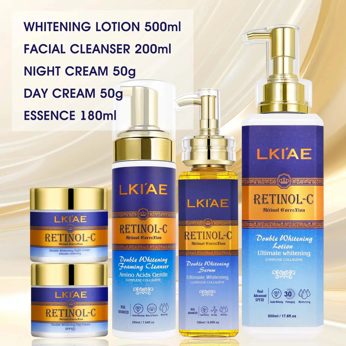Ailke Retinol-C Advanced Whitening Skin Care Set