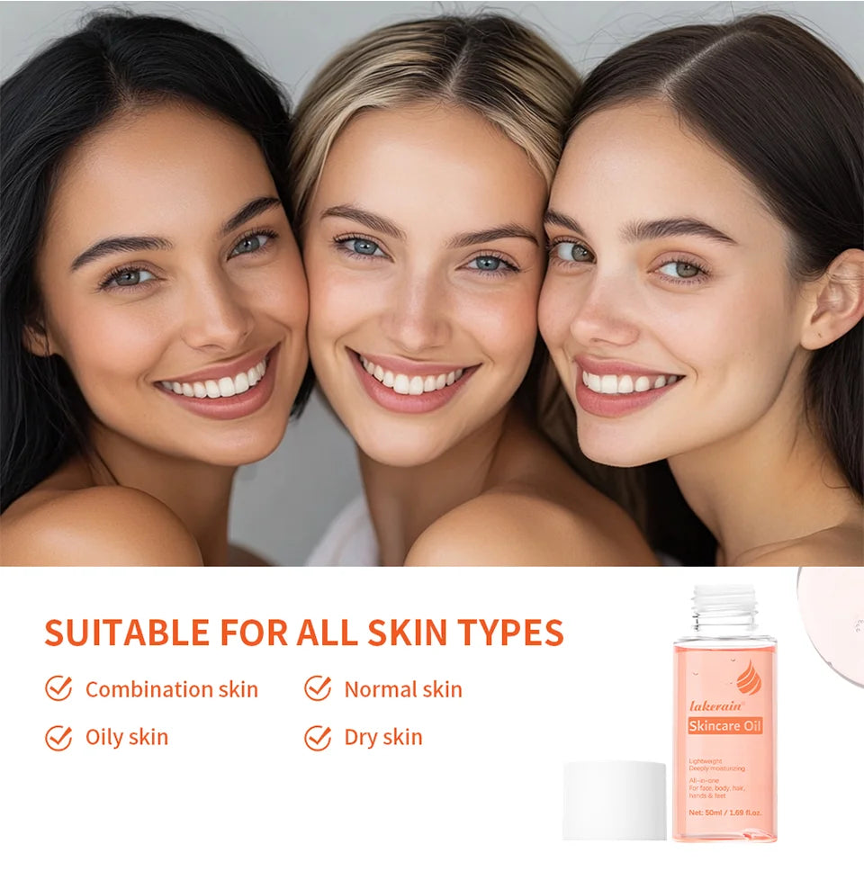 Lakerain Skincare Oil - Multipurpose Face, Body, and Hair Moisturizer