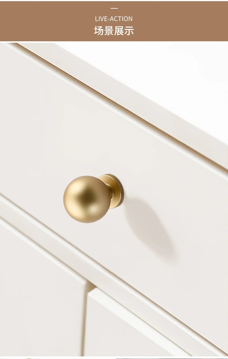 Handles Drawer Cabinet Furniture Kitchen Handles for Cabinet Knob Door Drawer Furniture Kitchen Golden Silvery European Style