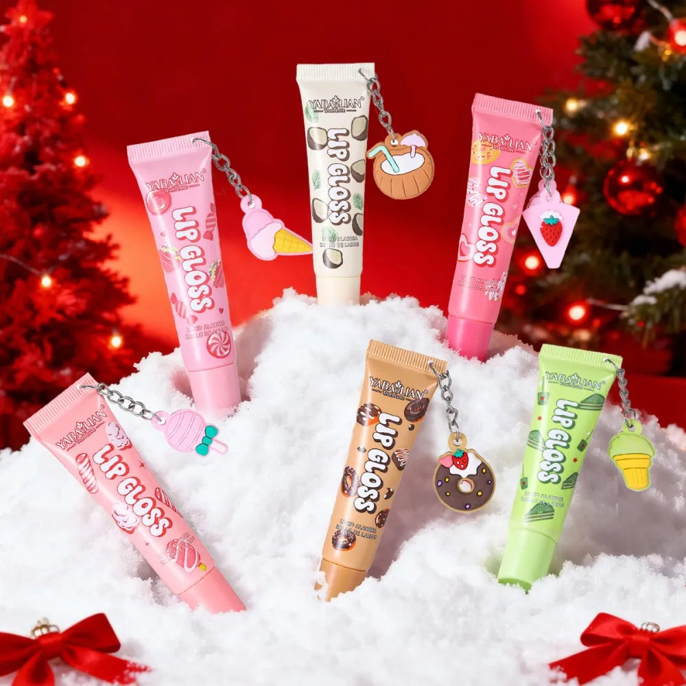Crystal Transparent Jelly Lip Gloss - Moisturizing Long-Lasting