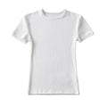 Women's Slim Fit Crop T-Shirt | Short Sleeve Summer Tee