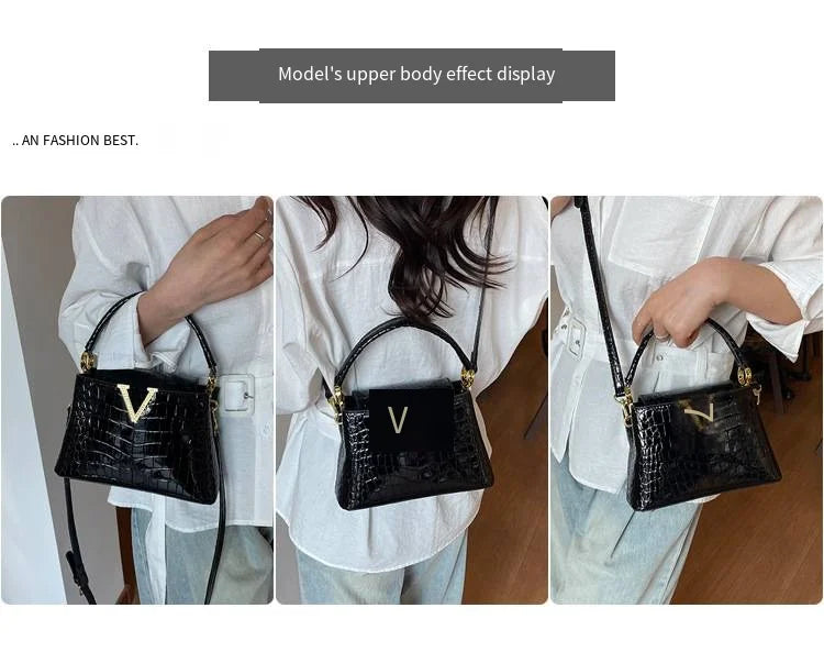 2025 New PU Pattern Leather Women Handbags Luxury Fashion Small Shoulder Messenger Bag Portable Crossbody Shell Bags