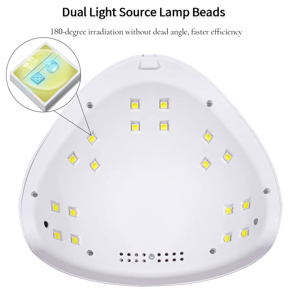 LINMANDA Nail Lamp 88W 18LED Uv Light for Nails Curing Lamp 3 Timer Setting Nail Dryer Gel Polish Light With Automatic Sensor